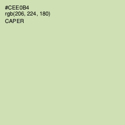 #CEE0B4 - Caper Color Image