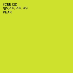 #CEE12D - Pear Color Image