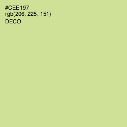 #CEE197 - Deco Color Image