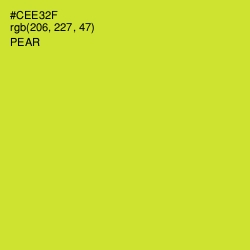 #CEE32F - Pear Color Image