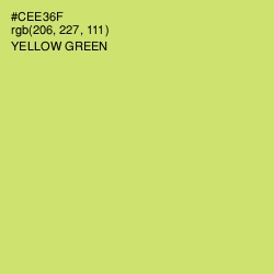 #CEE36F - Yellow Green Color Image