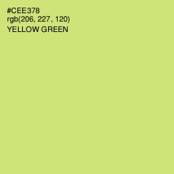 #CEE378 - Yellow Green Color Image