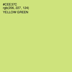 #CEE37C - Yellow Green Color Image