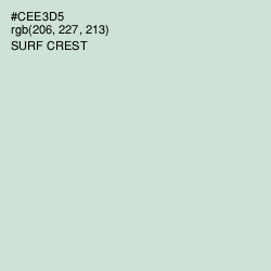 #CEE3D5 - Surf Crest Color Image