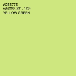 #CEE77E - Yellow Green Color Image