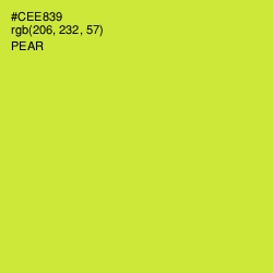 #CEE839 - Pear Color Image