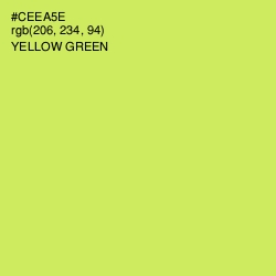 #CEEA5E - Yellow Green Color Image