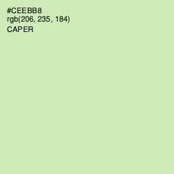 #CEEBB8 - Caper Color Image