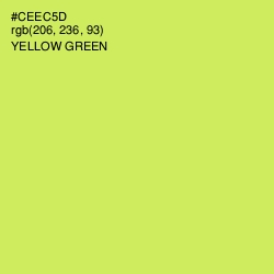 #CEEC5D - Yellow Green Color Image