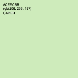 #CEECBB - Caper Color Image