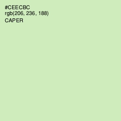 #CEECBC - Caper Color Image