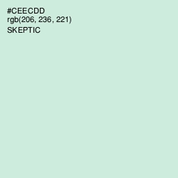 #CEECDD - Skeptic Color Image