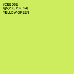 #CEED5E - Yellow Green Color Image