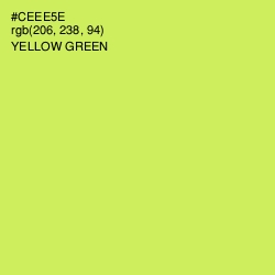 #CEEE5E - Yellow Green Color Image