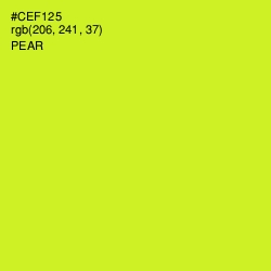 #CEF125 - Pear Color Image