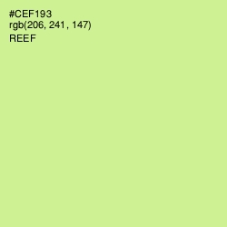 #CEF193 - Reef Color Image