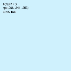 #CEF1FD - Onahau Color Image