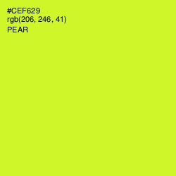 #CEF629 - Pear Color Image