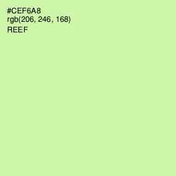 #CEF6A8 - Reef Color Image