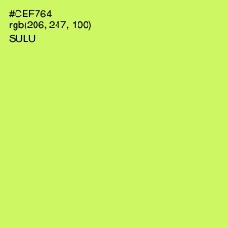 #CEF764 - Sulu Color Image