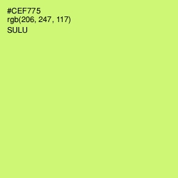 #CEF775 - Sulu Color Image