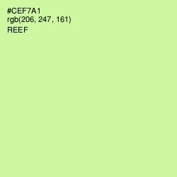 #CEF7A1 - Reef Color Image