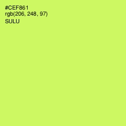 #CEF861 - Sulu Color Image