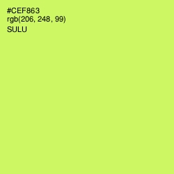 #CEF863 - Sulu Color Image