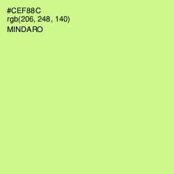 #CEF88C - Mindaro Color Image