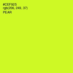 #CEF925 - Pear Color Image