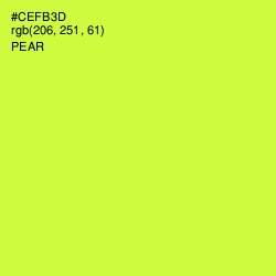 #CEFB3D - Pear Color Image