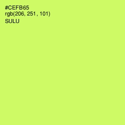 #CEFB65 - Sulu Color Image