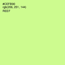 #CEFB90 - Reef Color Image