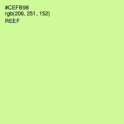 #CEFB98 - Reef Color Image