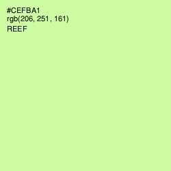 #CEFBA1 - Reef Color Image