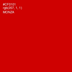 #CF0101 - Monza Color Image