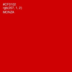 #CF0102 - Monza Color Image