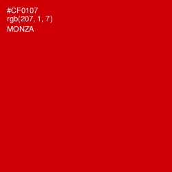 #CF0107 - Monza Color Image