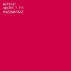 #CF0147 - Razzmatazz Color Image