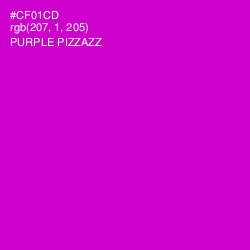 #CF01CD - Purple Pizzazz Color Image