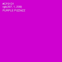 #CF01D1 - Purple Pizzazz Color Image