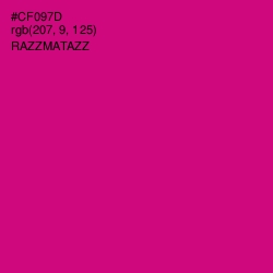 #CF097D - Razzmatazz Color Image