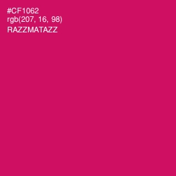 #CF1062 - Razzmatazz Color Image