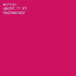 #CF1161 - Razzmatazz Color Image