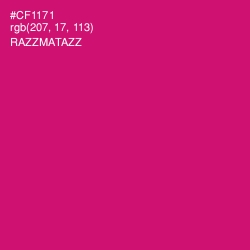 #CF1171 - Razzmatazz Color Image