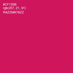 #CF155B - Razzmatazz Color Image