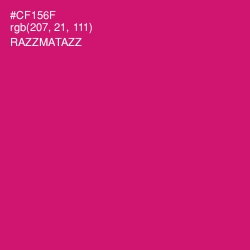 #CF156F - Razzmatazz Color Image