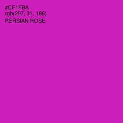 #CF1FBA - Persian Rose Color Image