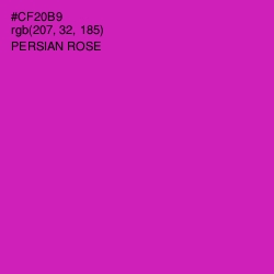 #CF20B9 - Persian Rose Color Image