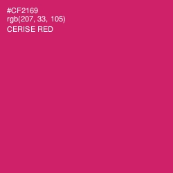 #CF2169 - Cerise Red Color Image